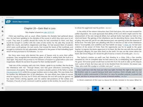 Bible Class Host Elder O Barnett Topic Christ Object Lessons