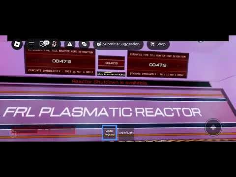 Fusion reactor laboratory roblox meltdown shutdown