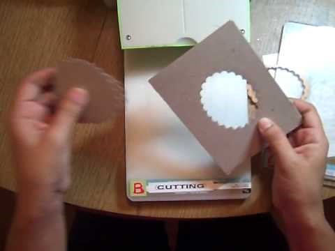 Double embossing with Cuttlebug and nestabilities