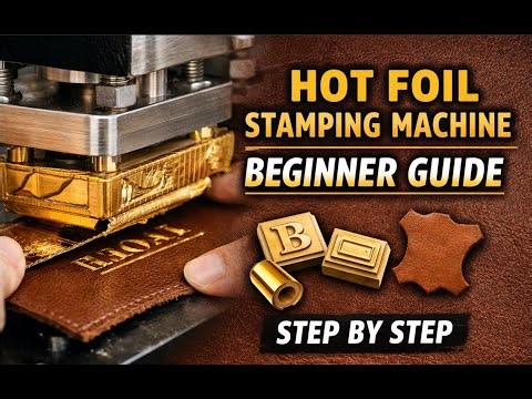 Hot Foil Stamping Machine Beginner Guide | How to Stamp Leather Step by Step