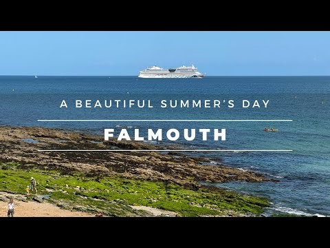 A 60 Second Walk Around Falmouth, Summer 2025, Cornwall, UK
