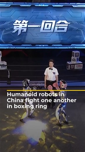 800K views · 5.7K reactions | Humanoid robots in China traded punches inside a boxing ring during an event as part of the China Media Group World Robot Competition in Hangzhou, Zhejiang province to show off the technology. | Al Jazeera English | Facebook