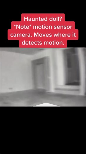 Creepy Haunted Doll with Motion Sensor Camera | Paranormal Activity