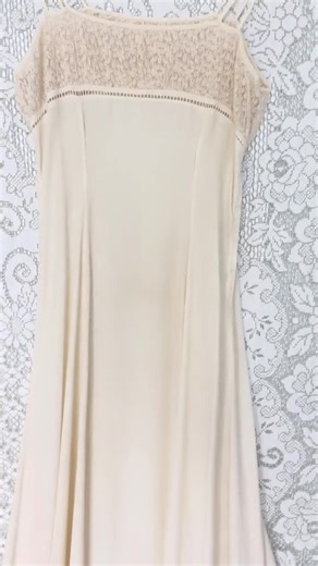 Antique Vintage 1910s 1930s Cream Silk Lace Lingerie Slip Maxi Dress - Etsy