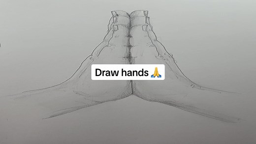 Easy Praying Hands Drawing Tutorial for Beginners