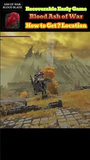 Blood Blade Ash of War Location Elden Ring - Blood Ash of War Tutorial, How to Get Blood Blade ?