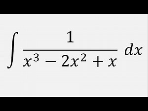 Integral of 1/(x^3 - 2x^2 + x) dx by using Partial Fractions