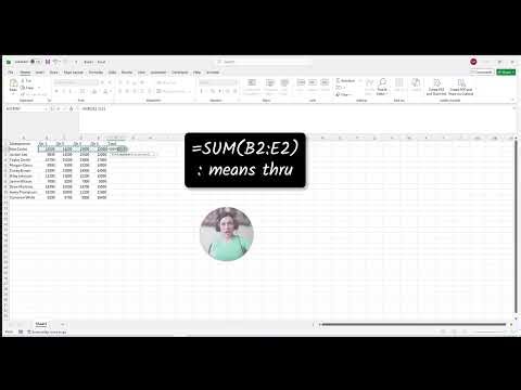 Excel Basics Part 3: AutoSum & Autofill Copy Formulas