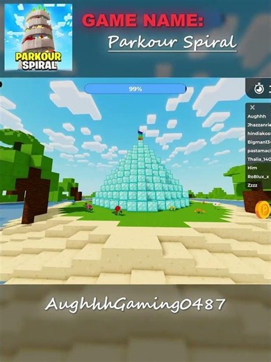 337 ROBLOX GAME NAME Parkour Spiral #roblox #games #ParkourSpiral