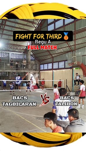 6.7K views · 130 reactions | Fight For Third | Bacs Tagbilaran Vs Bacs Talibon | Regu A | Full Match Bohol Provincial Athletic Meet 2025 | Dec. 3-6 | @ValenciaBohol Match Winner: Bacs Tagbilaran #KuyaJessTakraw #ChambaTiradaDol #SepakTakraw | Kuya Jess Takraw | Facebook