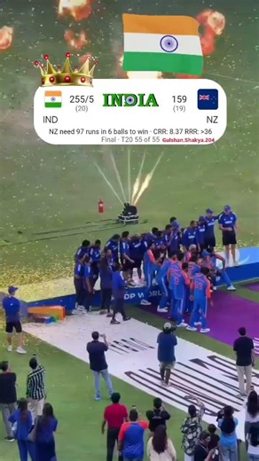 India vs New Zealand Final T20 World Cup 2026 Cricket Match #indvsnz #highlights #cricket #shorts