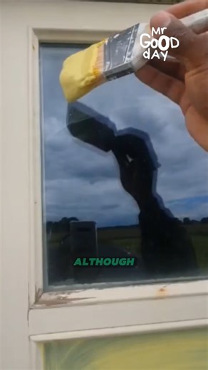 Trick to Keep Windows Clean During Painting #shorts