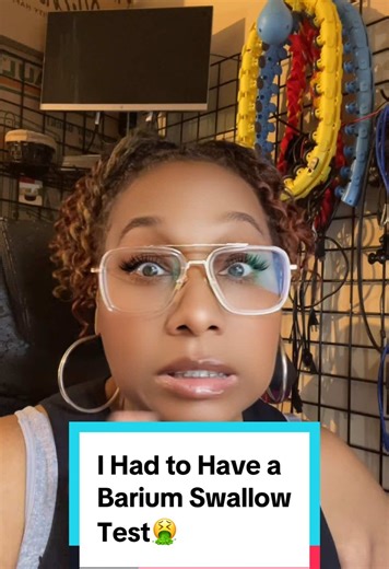 My Baroum Swallow Test🙏🏽🤷🏽‍♀️🤮🤢. #bariumswallow #swallowtest #gastro