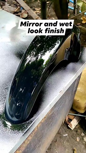 412K views · 6.5K reactions | Mirror and wet look finish using...