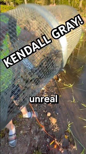 Checking Kendall Gray’s Minnow Trap *CRAZY RESULTS* #minnows #trapping #kendallgray #outdoors