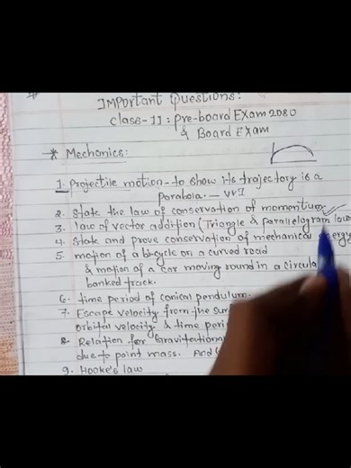 Class 11 Physics: Essential Questions for Success