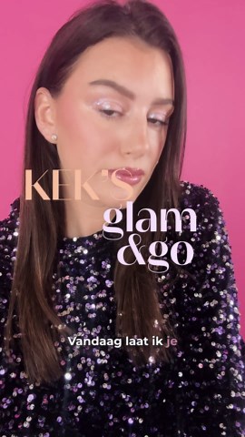 Kek's Glam & Go - Glitter - Snelle en makkelijke make-up look