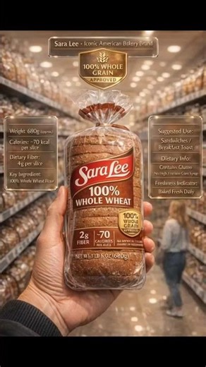 Sara Lee whole wheat bread: Read the label first 🍞 #reels #review #satisfying