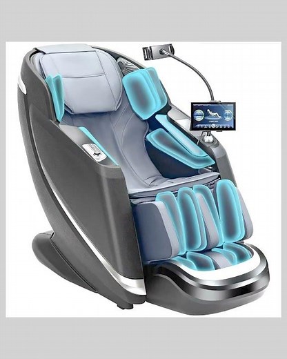 Full Body Massage Chair with AI Voice Control SL Track Zero Gravity Heat Foot Rollers and Bluetooth