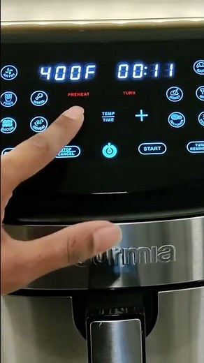 Turn off air fryer beeping sound #airfryer #airfryerreview #airfryertips #gourmia