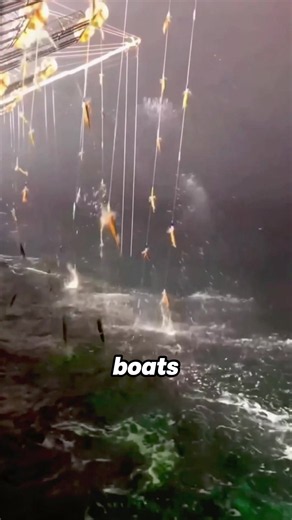 Why Squid Boats Catch Squid One by One So Perfectly
