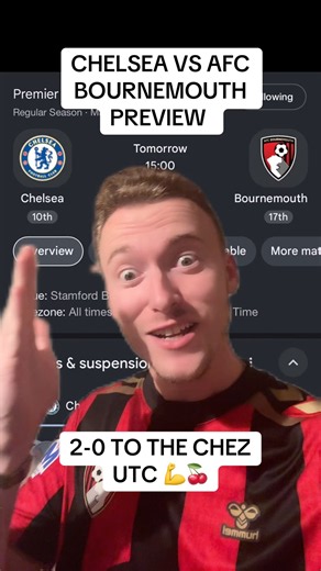 #chelsea #afcb #afcbournemouth #bournemouth #premierleague #football #footballtiktok #cfc #goal #win
