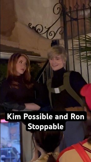Kim Possible and Ron Stoppable at Disney Channel Nite! // Disneyland