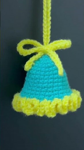 Crochet bell Tutorial for beginners