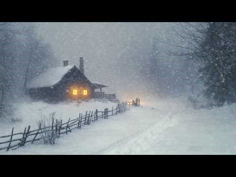Loud Blizzard, Winter Storm & Wind Sounds for Deep Sleep, Relaxing┇Winter Ambience┇Snow Storm