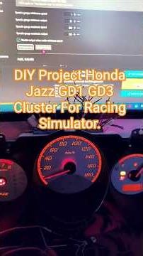 DIY Honda Jazz GD1 GD3 Cluster Connect to Arduino to Simhub.#racingsimulator