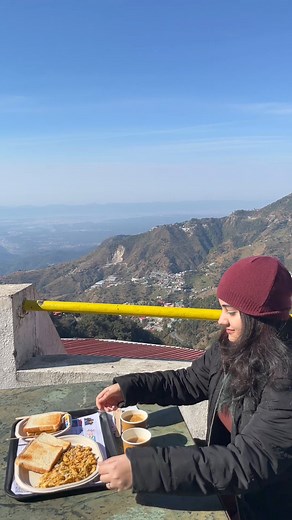 Breakfast with a viewMussoorie ☕️ Whether you choose goSTOPS...