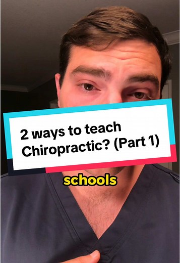 2 formas de enseñar Quiropráctica (Parte 1)
