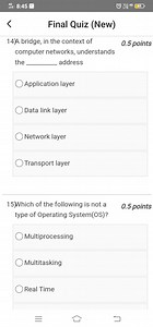 14) A bridge, in the context of computer networks, understands ... | Filo