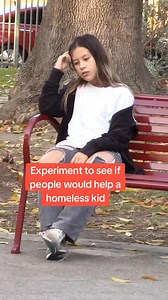 Heroic man helps a homeless family. #foryou #foryoupage #experiment #homeless #kindness | Matthew Bandeira