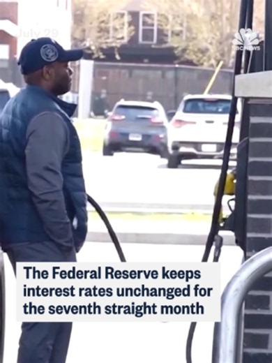 The Federal Reserve decided to hold interest rates steady for the seventh-consecutive month as concerns linger about fresh tariffs and inflation rates that continue to put pressure on U.S. households' finances.