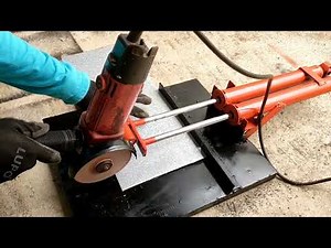 Dari shockbreaker bekas jadi stand gerinda