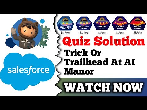 Trick or Trailhead at AI Manor | Salesforce Trailhead | Solve the Whodunnit