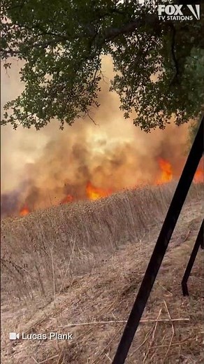 The Flower Mound catches fire