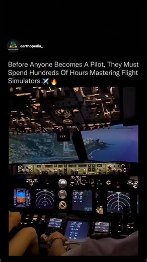 Planet-Earth on Instagram: "Before a pilot ever touches the controls of a real jet, they must log hundreds of hours inside a flight simulator. These simulators recreate every possible-scenario-turbulence, engine failures, crosswind landings, so that by the time a pilot gets in the air, they've already practiced countless emergencies. It's one of the most demanding training processes in the world, designed to make sure that when lives are on the line, every decision has already been rehearsed. #r
