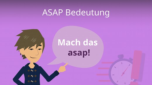 ASAP Bedeutung • Abkürzung erklärt