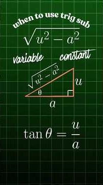 Using trig sub #mathematics #calculus #integral