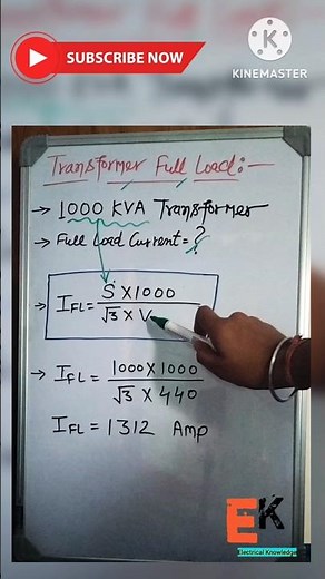 Transformer Full Load Current Calculation | Easy Formula & Explanation. Electrical Knowledge