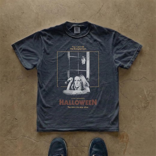 Halloween Horror Graphic T-shirt | Classic Slasher Movie Poster Tee | Comfort Colors 1717 Unisex Shirt - Etsy