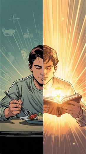 The Scripture is our spiritual food🥗✝️ Make sure to eat good!