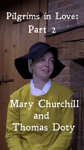 Part 2 of The Mayflower Society's "Pilgrims in Love" series tells the story of Mary Churchill and Thomas Doty. Their story is a scandalous affair and involves one of the earliest child support cases. This segment was filmed inside the actual home where everything happened, the seventeenth-century Churchill House on Sandwich Street in Plymouth, MA. #PilgrimsInLove #Pilgrims #ValentinesDay #MaryChurchill #ThomasDoty #ChurchillHouse | General Society of Mayflower Descendants
