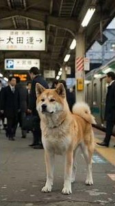 Hachikō: The Most Loyal Dog in History.. #Hachiko #HachikoStory #AkitaDog