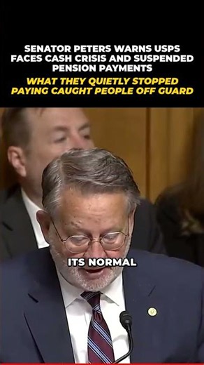 Senator Warns USPS Could Run Out of Cash This Year, Pensions Suspended #Shorts