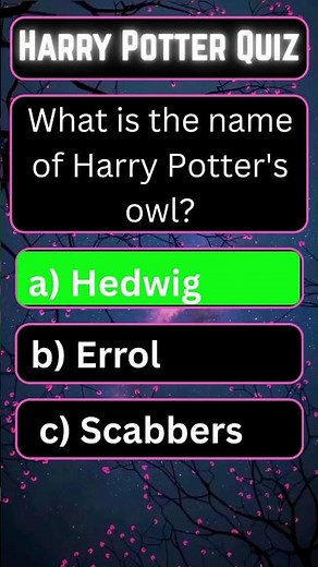 How well do you know about the Harry Potter series? | Harry Potter Quiz ( part_1)