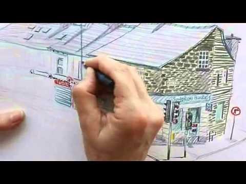 How to Draw with Watercolour Pencils: Demonstration by Lynne Chapman