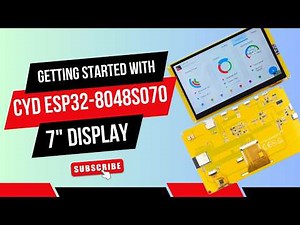 Getting Started with ESP32-8048S070 CYD 7-inch Display using PlatformIO